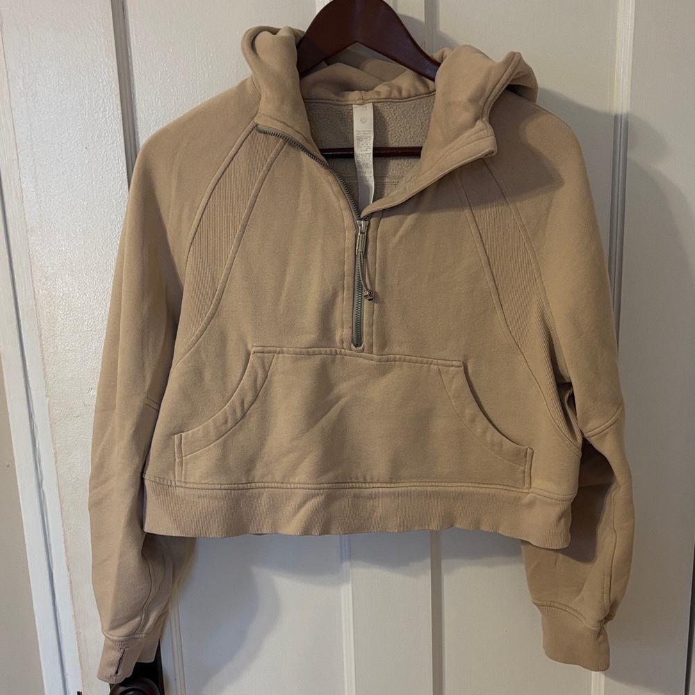 Lululemon Cropped Hoodie with Half-Zip size XS/S